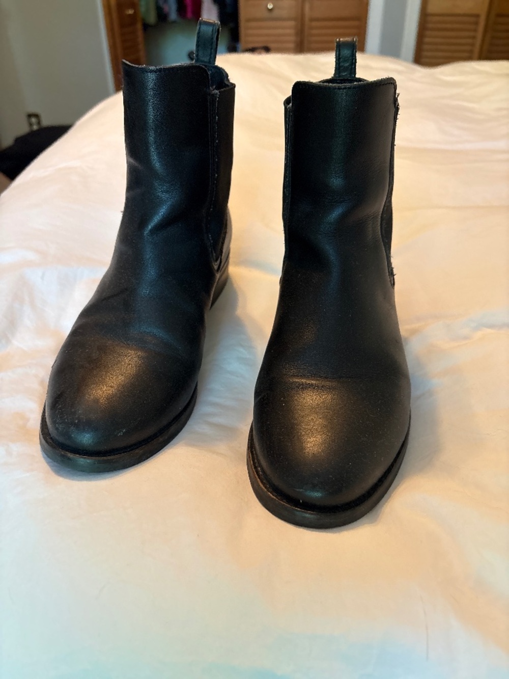 Thursday Boot Company Black Leather Chelsea Ankle Boots